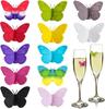 12Pcs Wine Glass Charms, Butterfly Charms, Wine Glass Charm for Parties, Saloon, Potlucks, Weddings