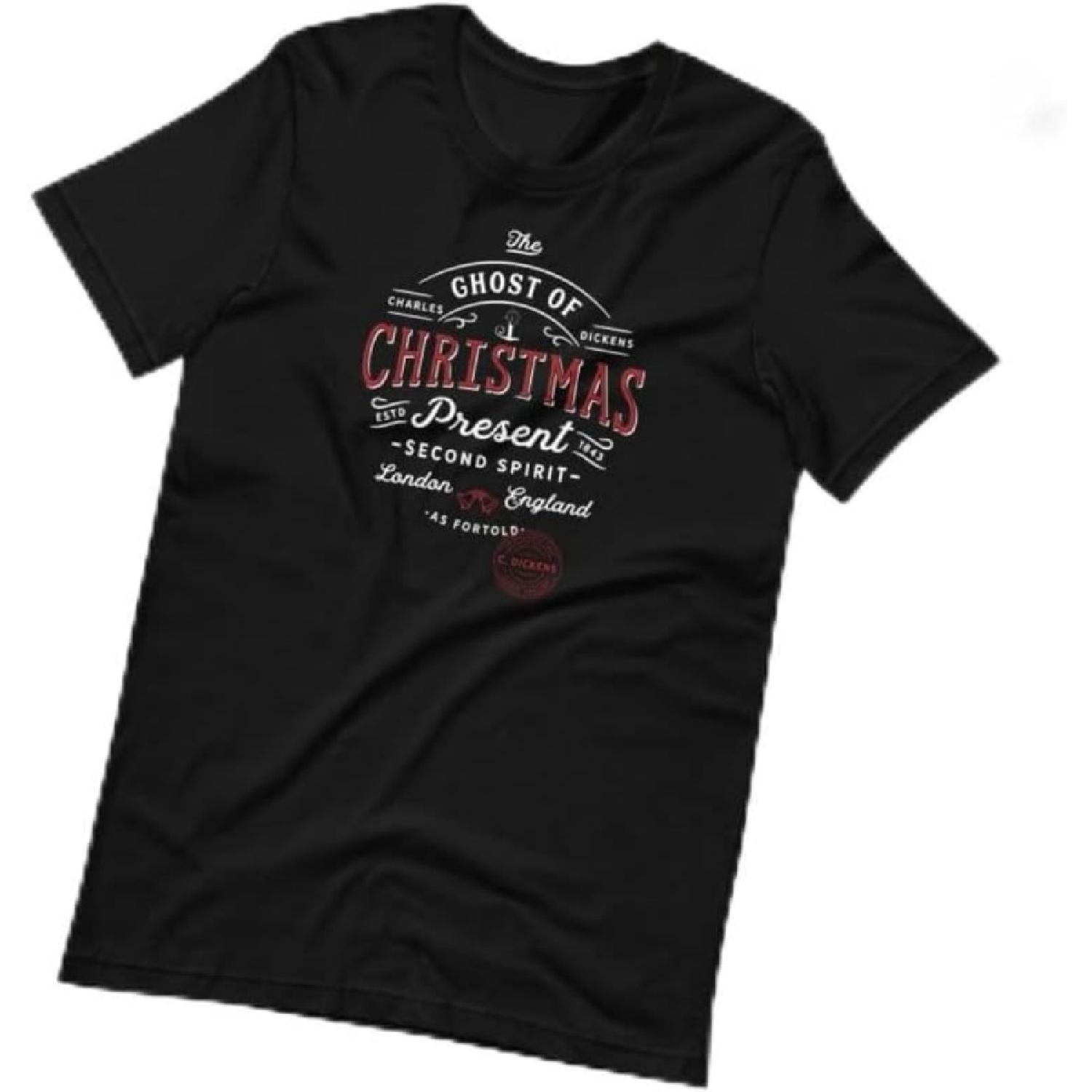 sleeplesslady Charles Dickens, Christmas Carol, Short-Sleeve Unisex T-Shirt Classic Christmas Story S