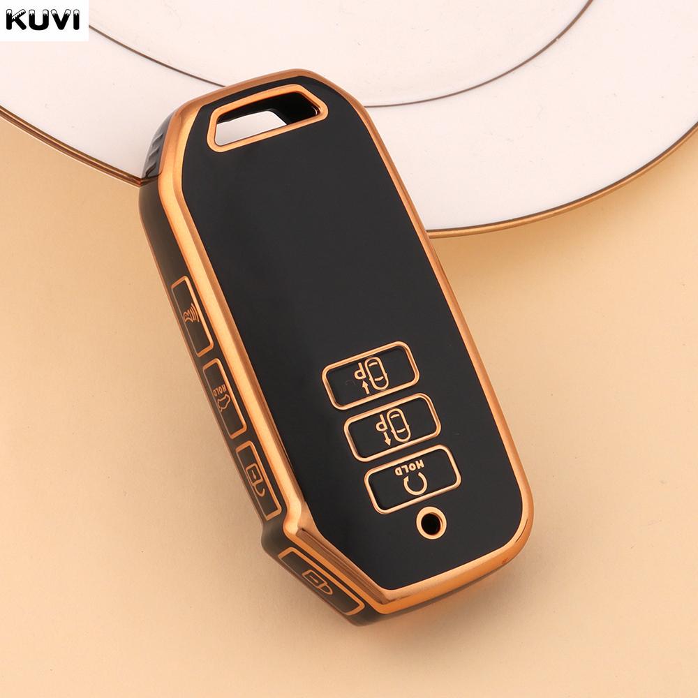 

7 Buttons Fashion Tpu Car Remote Key Case Cover Shell Fob For Kia Sorento Mq4 Keychain Protector Holder Accessories