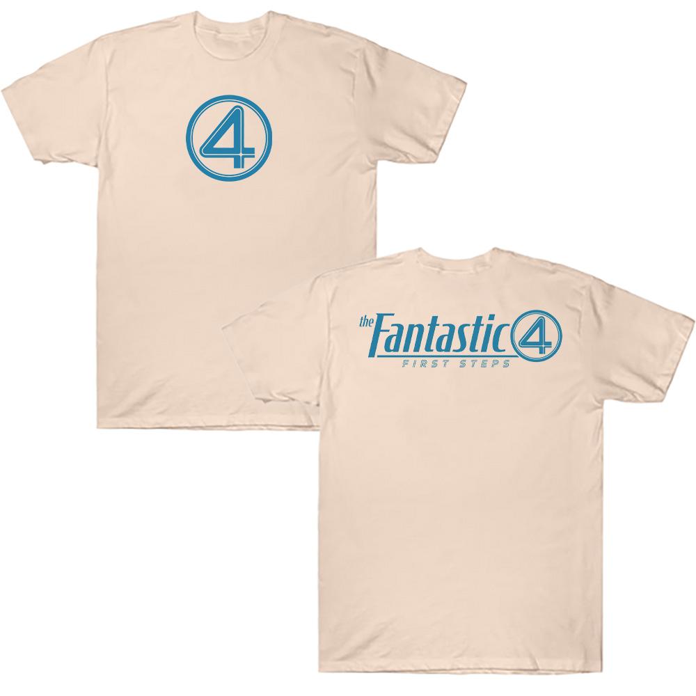 The Fantastic Four First Steps T-shirts High Quality Cotton Tops Gifts Graphic TShirt Men Women Clothing New Design Crewneck Tee