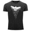 Mens Vintage Shirt Raven Bird Flock Animal Print Print Shirt Tee Print-