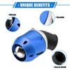 VekAuto Motorcycle Air Air Filter 35mm ID 90x60mm for Motorcycle ATV Durable Aluminum Alloy Blue