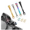 MUQZI 2pcs Titanium Bolts Bicycle Disc Brakes Caliper Lightweight Mounting Screws Road MTB Disc Brake Pad Bolts with Fixing Clip