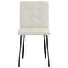 Dining Chairs 2 Pcs. Cream Velvet