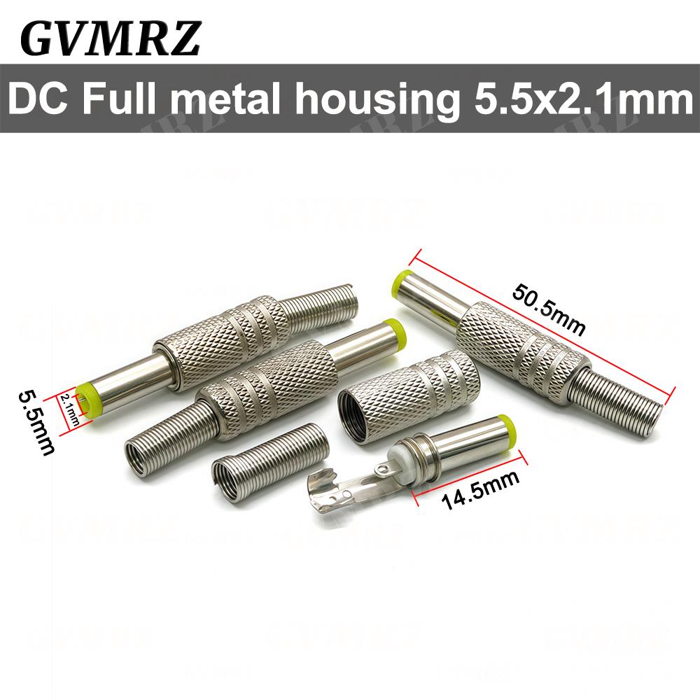 10PCS DC Connectors 5.5x2.1mm 3.5x1.3mm DC Power Plug Male Female Jack Socket Panel Mount DC Power Adapter Connector 5.5*2.1
