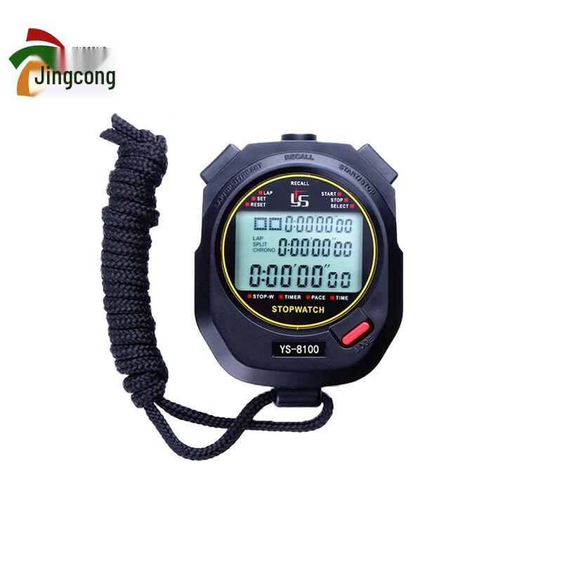 Jingcong 100-Lap Multi-Track Electronic Stopwatch
