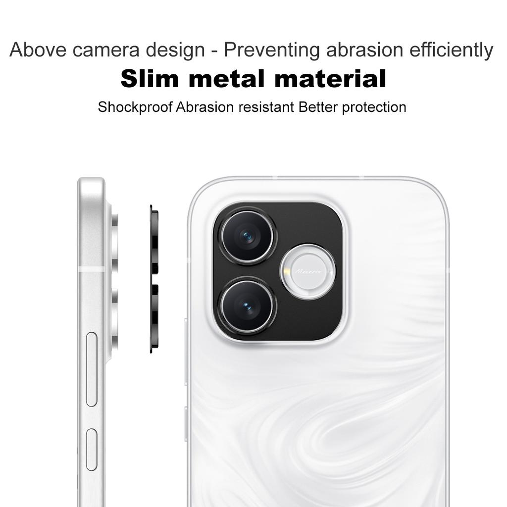 Metall-Kameraobjektivring für Honor 600 Lite 600E X80i 5G Schutzfolie Anti-Fingerabdruck Ultradünn Kein Fotoqualitätsverlust LS0008