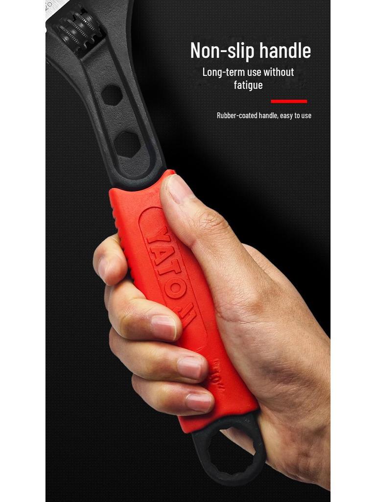 Yiertuo Adjustable 6-12 Inch Multi-Function Large Opening Wrench & Pipe Pliers