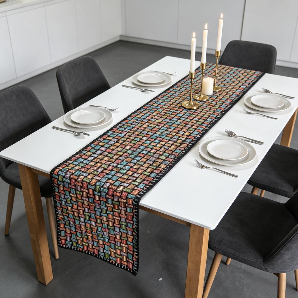 Dining Table, TV Cabinet and Center Table Use Decorative Nordic Premium Cotton Linen Modern Table Runner