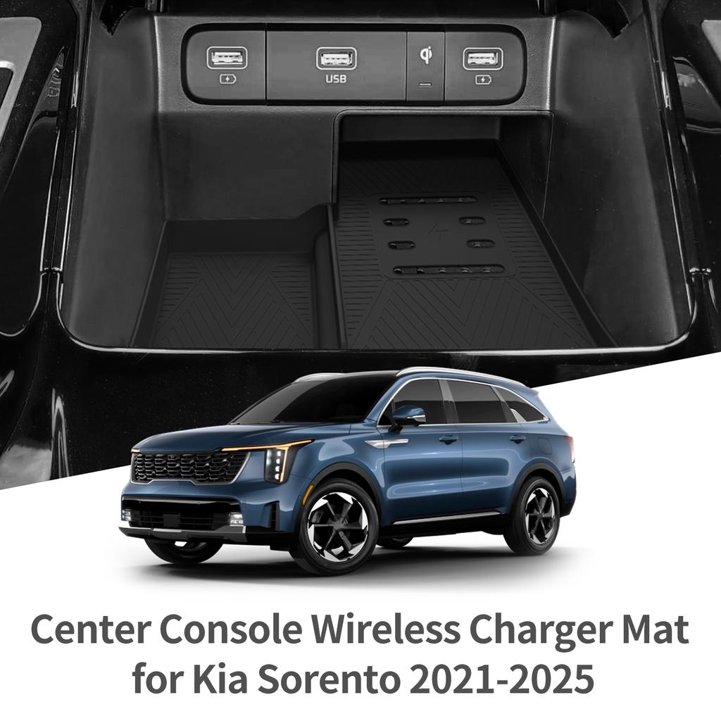 For Kia Sorento 2025-2025 (only for US Version) Car Anti Dirt Pad Mobile Wireless Charging Anti-Slip Mats Interior Accessiories
