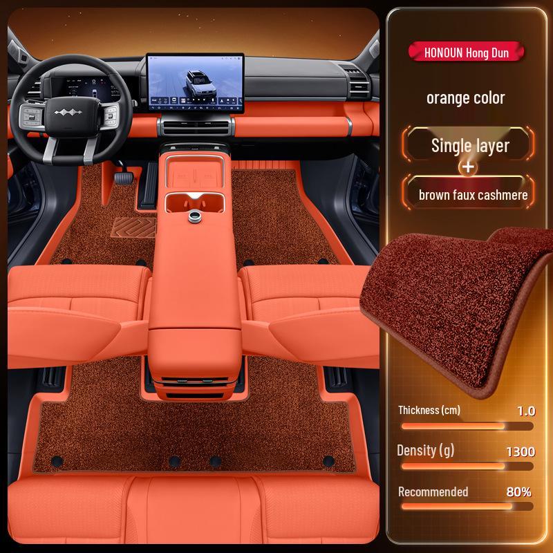 BYD Leopard Titanium 7 TPE Floor Mats - 2025 Interior Car Accessories Set