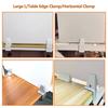Multifunctional Glass Clamp Aluminum Alloy Office Desk Divider High Quality Partition Clamp  Desk