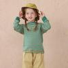 Girls' Tencel Wool Blend Striped Base Layer Top