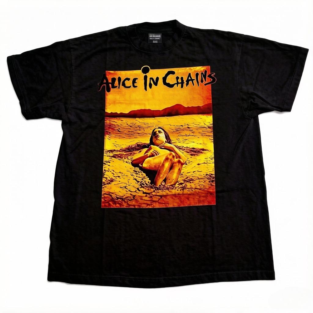 

Vintage Alice in Chains Dirt Album Unisexs Tshirt SpringSummer New Style Harajuku Style Suitable for Both Unisex and Women 4XL