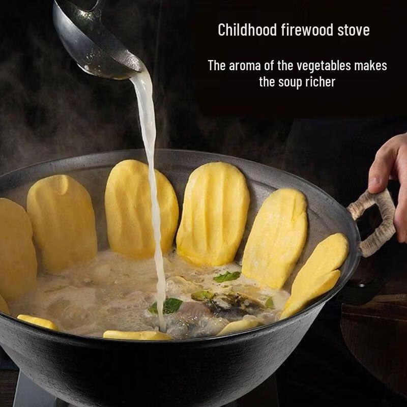 HDST Traditional Cast Iron Wok