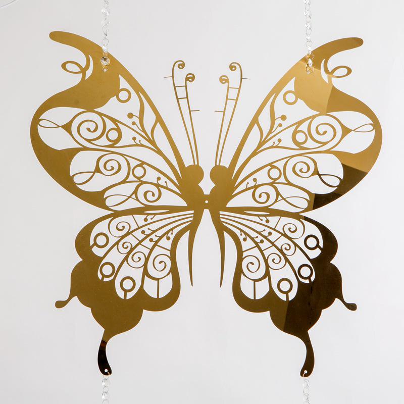 3D Realistic Decorative Butterflies - European Style Carved Scenes