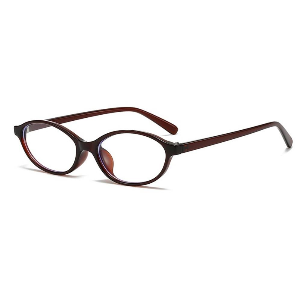 Fashion Protective Glasses Lightweight Blue Light Blocking Glasses Retro Oval Eyeglasses Comfortable Small Oval Sunglasses