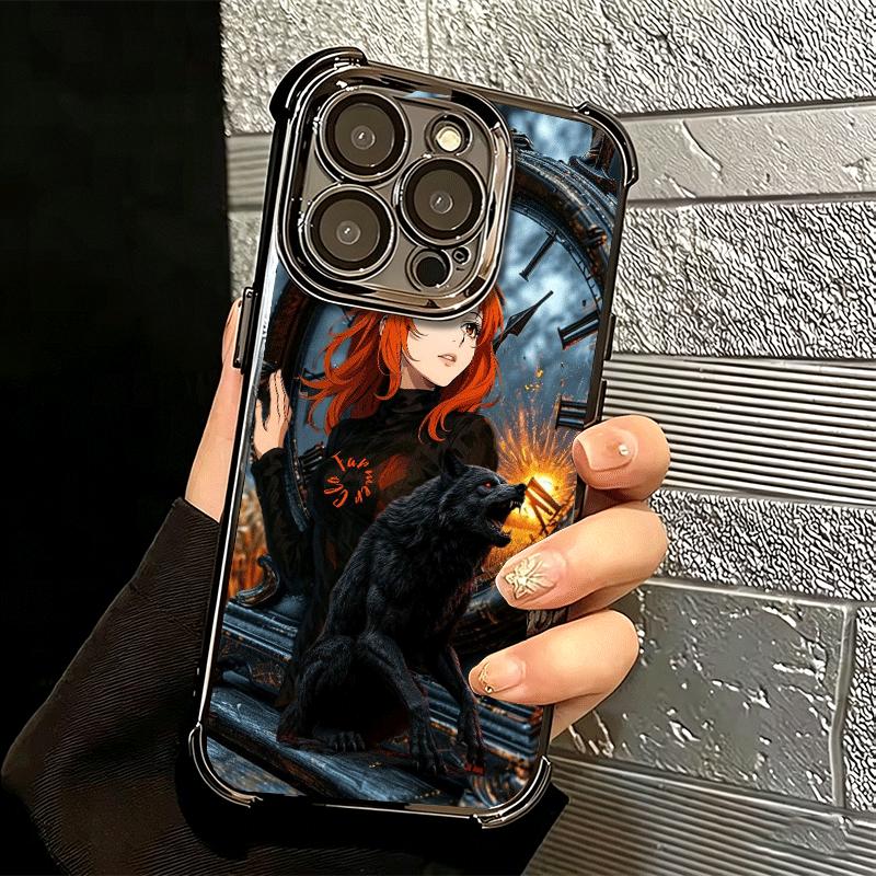 Mylene Farmer Soft Phone Case For iPhone 15 16 17 Air 14 Pro Max 16E Plus 13 12 Mini Plating Anti-Fall Fundas
