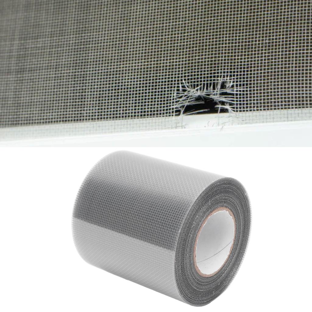 Window Screen Repair Tape 80mmx9.15m Transparent Self Adhesive Mesh Screen Repair Patch