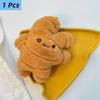 1/2 Pcs Creative Cute Ginger Plush Doll Toys Keychain Pendant Bag Hanging Decoration Backpack Charm Birthday Gift Couple Keyring
