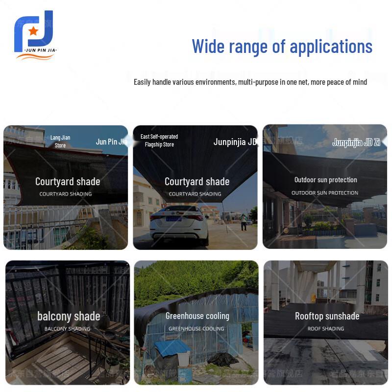 Black Outdoor Greenhouse Shade Net