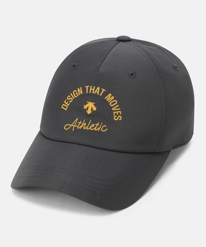 DESCENTE Nylon Ball Cap Dark Gray Sr323Ucp76