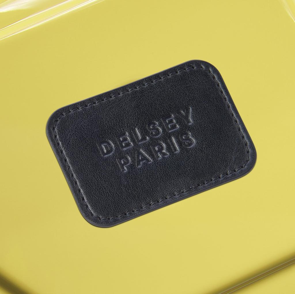DELSEY PARIS TOKYO Suitcase, 40L, 55cm, 3.4kg, 10-Year Warranty, Carry-On, TSA Lock, USB Port, Official Import, DL00110680115, Yellow