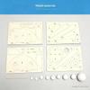 Wooden DIY Solar System Model Kit with Non-Toxic Paint Set Creative Craft Gift for Boys Girls Science Experiments