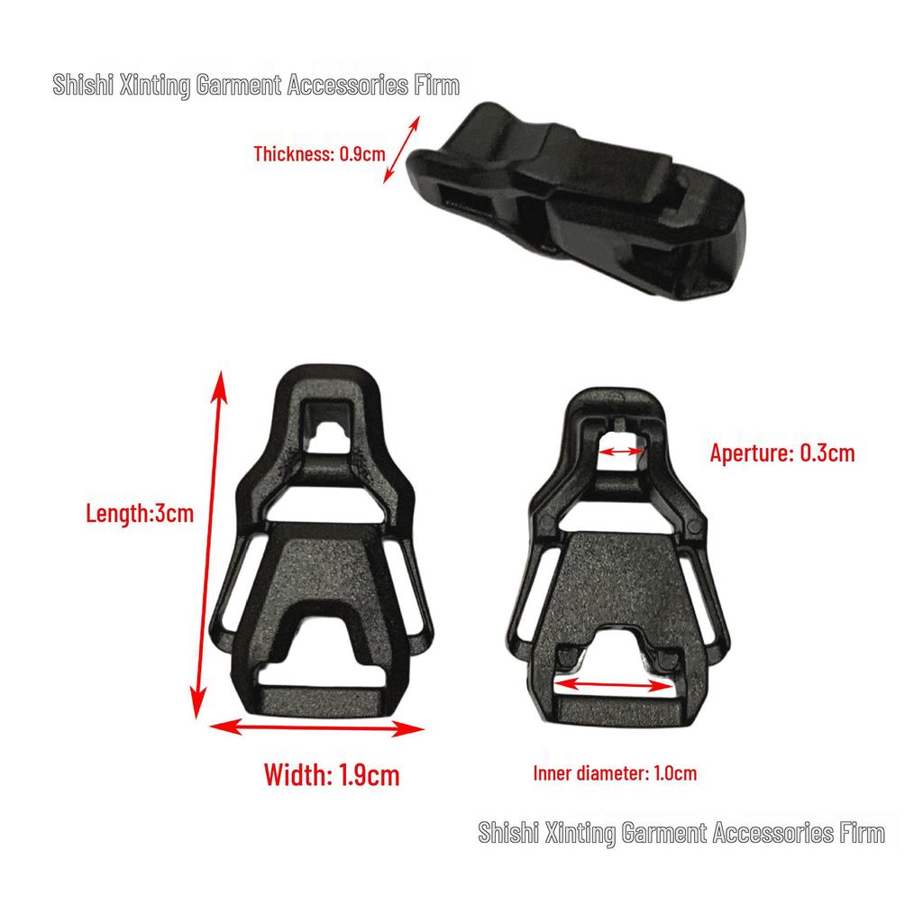 10mm Mini Buckle Nylon Pet Harness for Small Dogs, Adjustable DIY Craft Strap