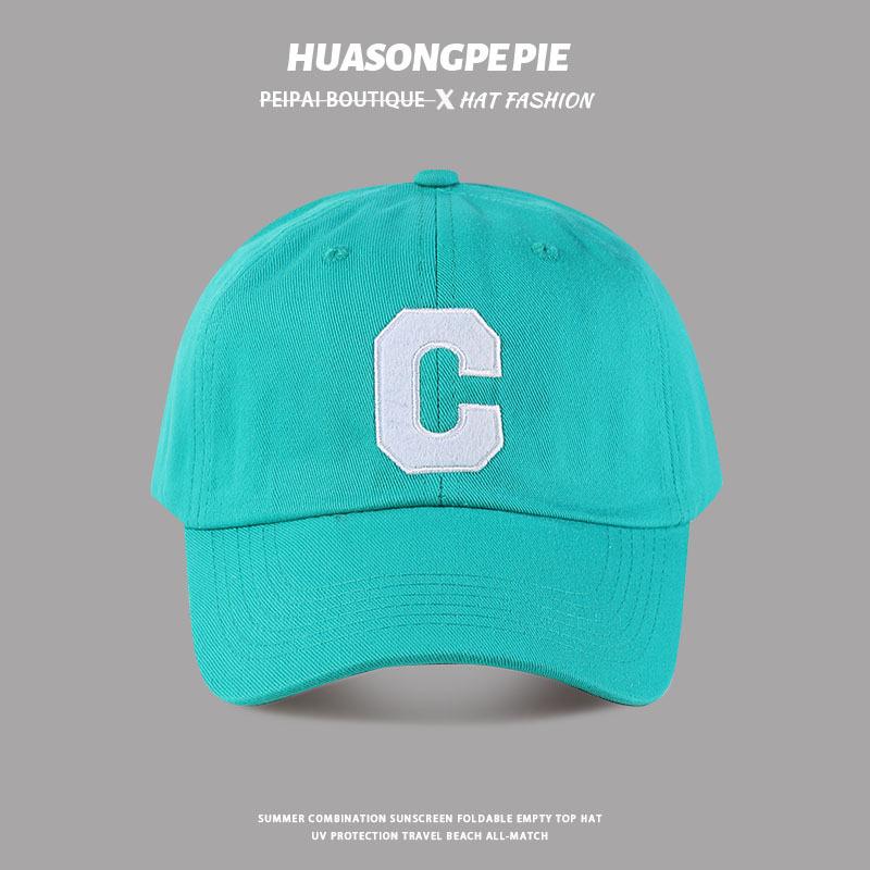 

Baseball cap, summer simple letters, wide brim, sunscreen, versatile travel, couples, campus hats adjustable