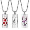 New Stainless Steel Aromatherapy Perfume Necklace Essential Oil Diffuser Flowers Hollow Pendant Spiral Open Charm Women Jewelry