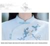 Chinese Retro Embroidered Cotton Linen Tang Suit & Wide-Leg Pants Two-Piece Set for Women
