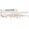 VidaXL Bunk Bed Without Mattress White 180x200 Cm Solid Pine Wood, Bed, Bedroom Furniture, Bed with Storage, 3321781