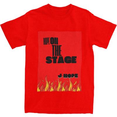 Kpop J-Hope Hope On The Stage Tour 2025 T-Shirt Novelty T-Shirts Short Sleeve Vintage Tshirt Summer Cotton 4XL 5XL 6XL Clothes