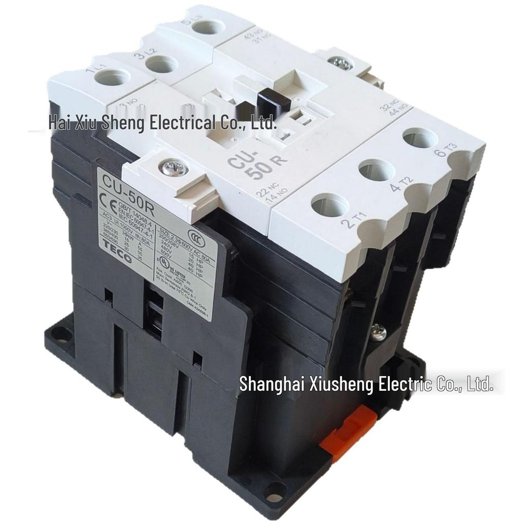 TECO Taian CU-50R AC Contactor: Brand New, Original Packaging, Authentic Replacement for CN-50, Quantity Discount Available