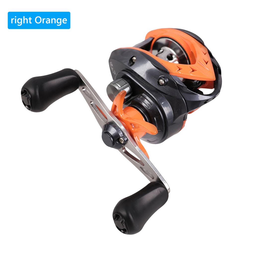 Baitcast Reel with Magnetic Braking System Outdoor Fishing Wheel 7.2:1 Gear Ratio Water Drop Wheel for Freshwater Saltwater