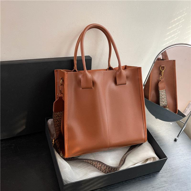 Tasche Umhängetasche Damen Vielseitige Tasche Damen Premium Sinn Nische Damen Schultertasche Umhängetasche Weiches Leder Damen Handtasche Große Kapazität
