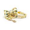 Summer Fruit Floral Cat Collar Set with Laser Engraving Option