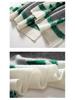 Extra Large Color Block Cashmere Scarf & Shawl - Autumn/Winter Christmas Fashion Series