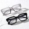 2Pcs/3Pcs/4Pcs Classic Fashionable Square Frame Non-Prescription Glasses Suitable for Daily Wear, Office Work, and Studying