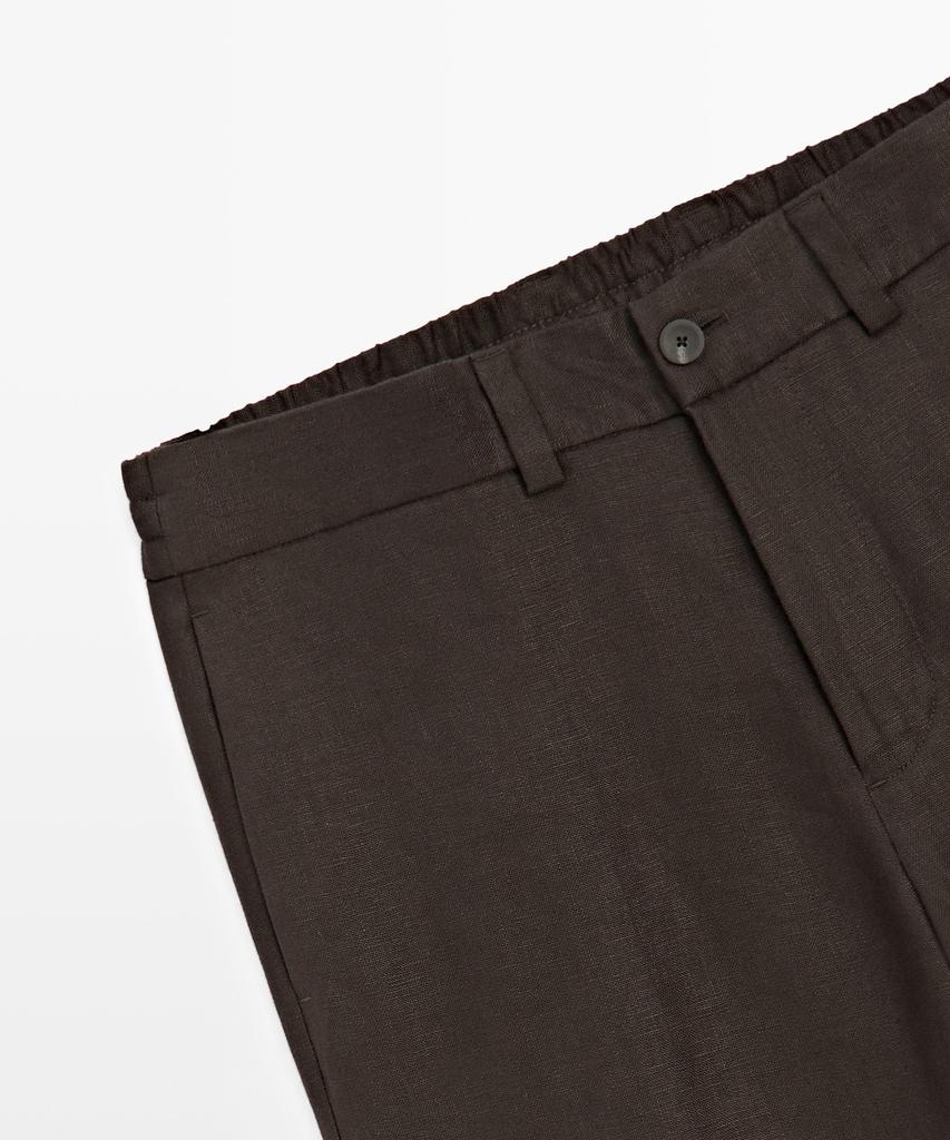 Masimodutti Total Look 100% Linen Pants