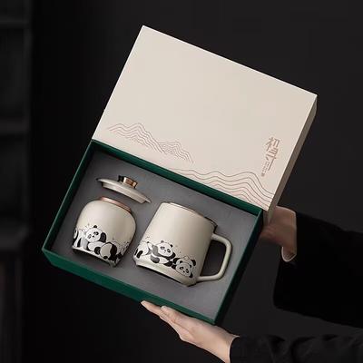 Teacup Tea Separation With Lid Filter Ceramic Home Office Personal Water Cup Cute Men And Women