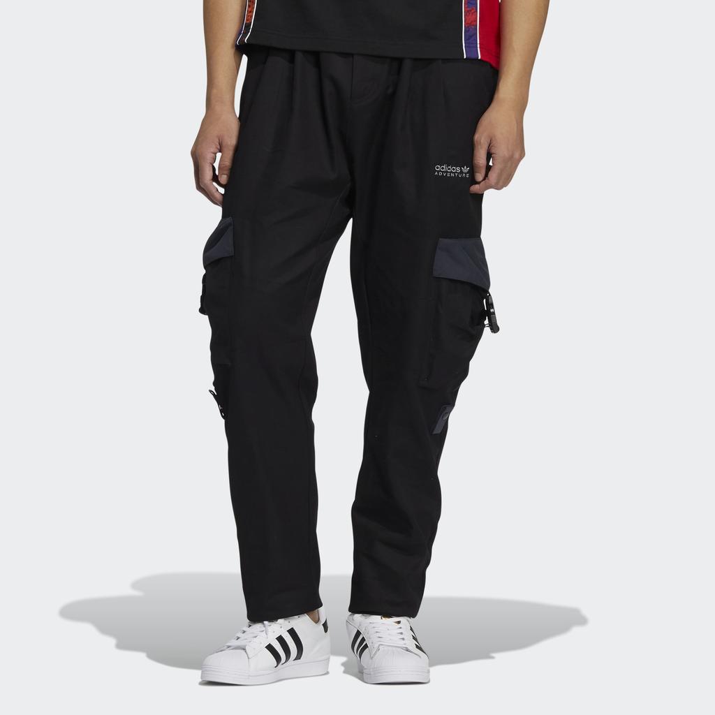Adidas Originals Adv Track Pants With Large Pockets Men Bottoms Black HC0383