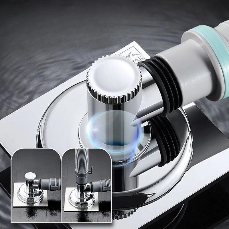 Waschmaschine Rückflussverhinderer Wasser Drei-Kopf-Abfluss Drei-Wege-Abflussrohr Bodenablaufanschluss Spezielles Rückfluss-Geruchsprüfventil