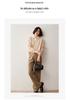 Women's Loose V-Neck Cashmere Sweater - Autumn/Winter 2024 Retro Korean Style Knitwear