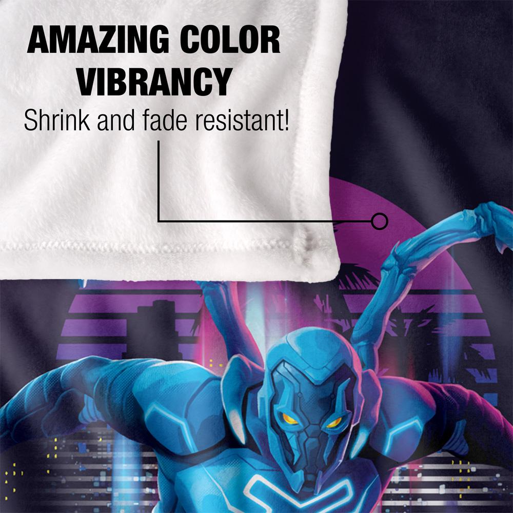 Blue Beetle Pose Blanket