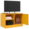 Vidaxl Szafka Pod Telewizor, Musztardowa, 67X39X44 Cm, Stalowa