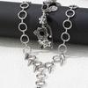 New self-developed cold wind jewelry buckle alloy clavicle chain rivet tassel removable