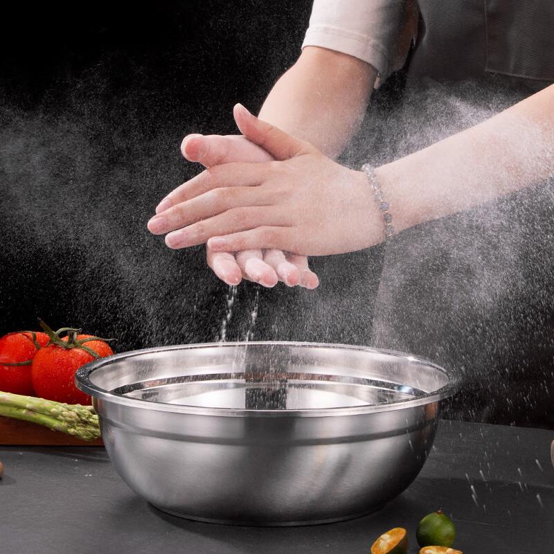 Shangqi 28cm Stainless Steel Korean Style Basin