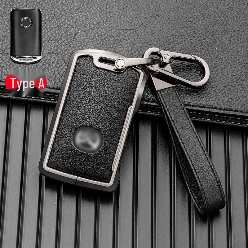 Multi-Color Full-Cover Metal Key Case for 2021+ Mazda CX-30, CX-5, Axela